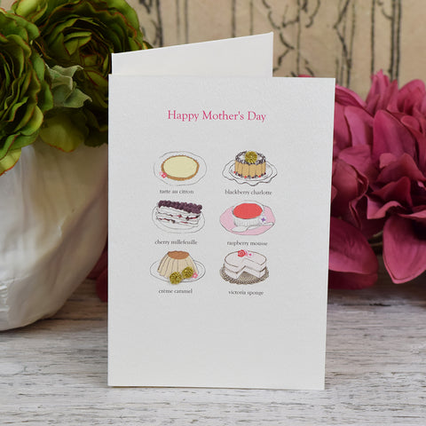 Elena Deshmukh Card, Happy Mother's Day. Cake.