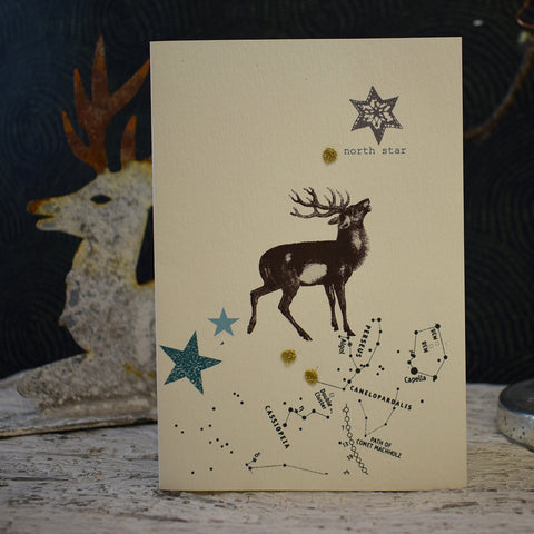Elena Deshmukh North Star Christmas Card.