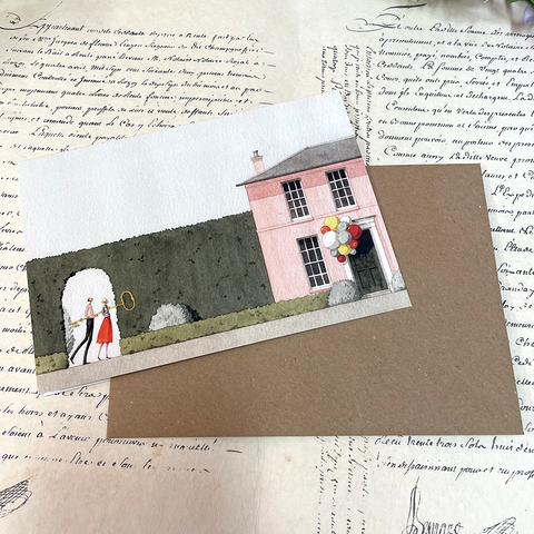 Laura Stoddart Greeting Card 'New Home'.