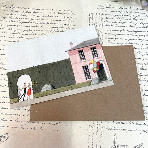 Greeting Card 'New Home' by Laura Stoddart