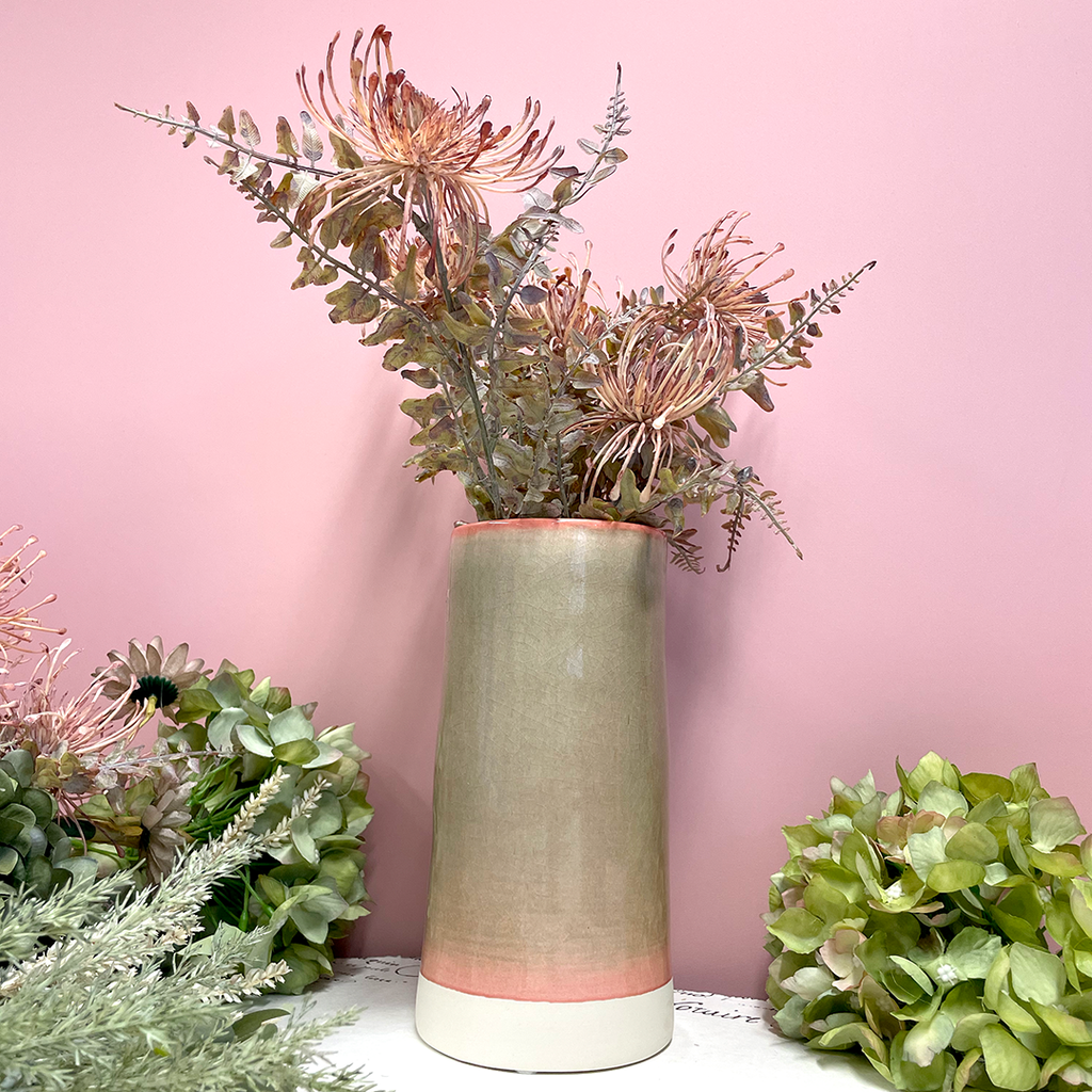 Pink Miguel Moss Vase, by Bungalow DK.