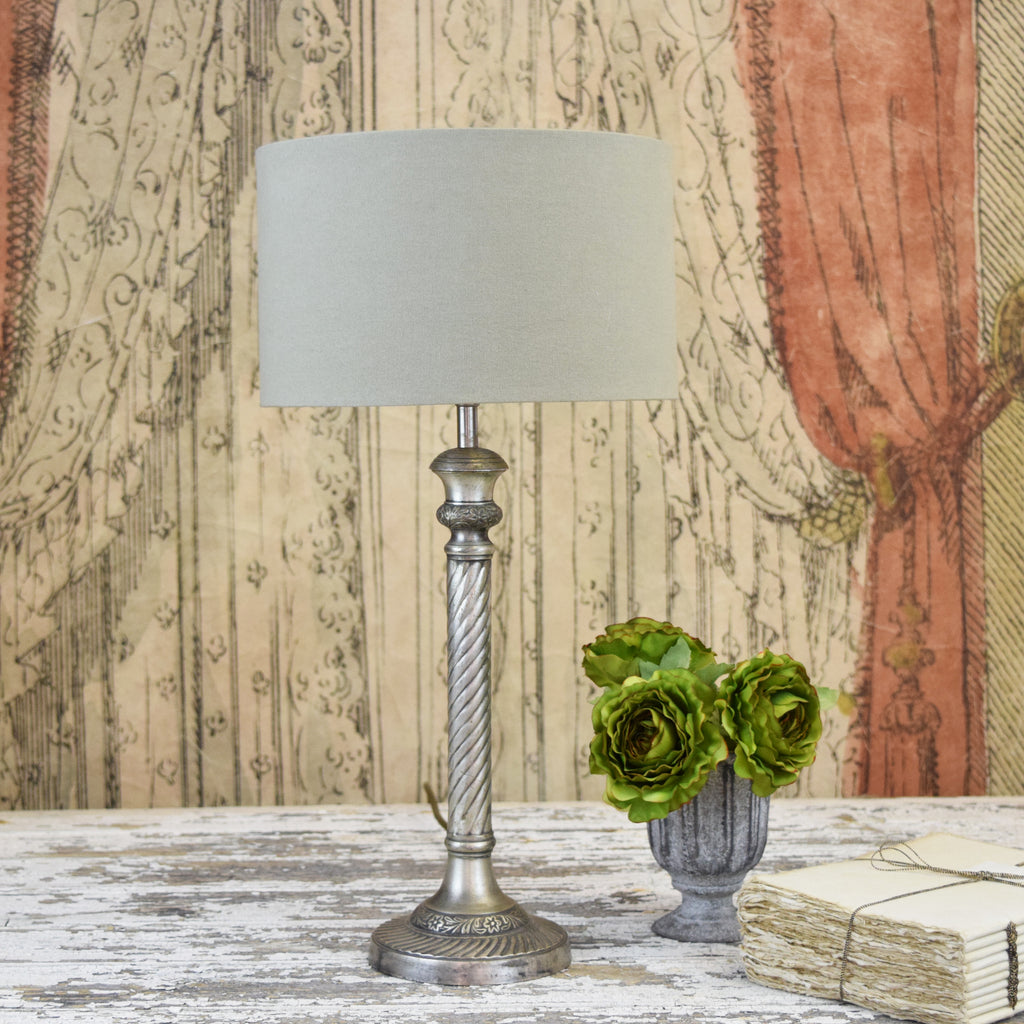 Silver Candlestick Table Lamp. Curated Living