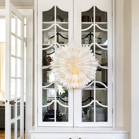 Uranus White Paper Star Decoration.