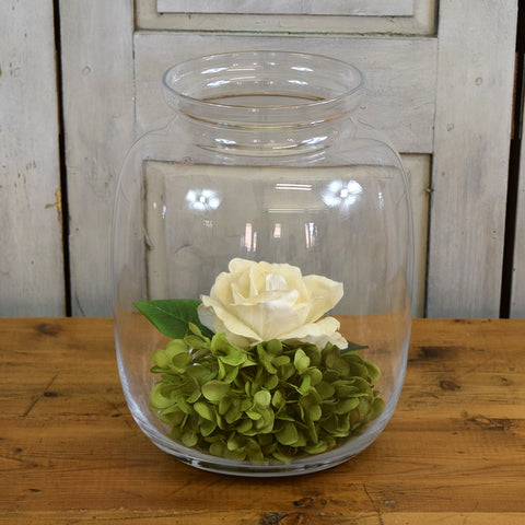 Rasteli Medium Clear Glass Vase.