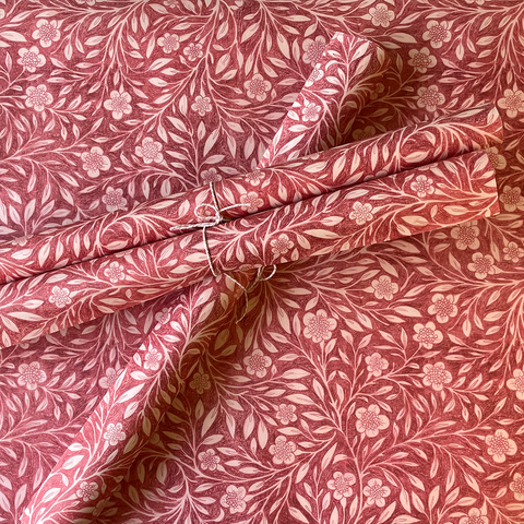 Pink Flora Wrapping Paper.