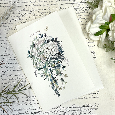 Wedding Bouquet Card by Elena Deshmukh.