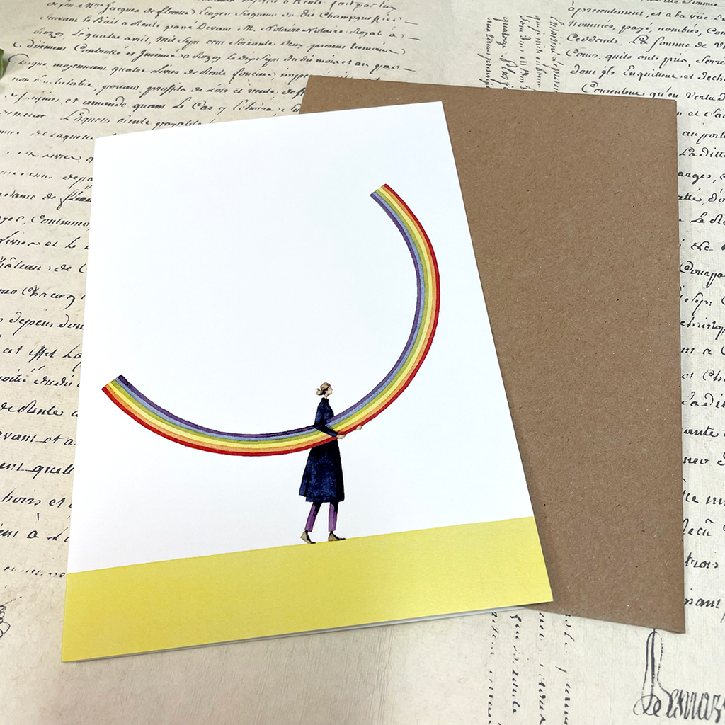 Laura Stoddart Card, Rainbow Girl