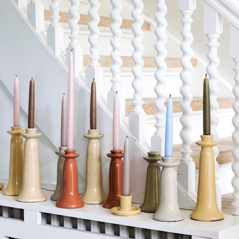 Ceramic 'Vital Desert' Candle Holder by Bungalow of Denmark - Curated Living