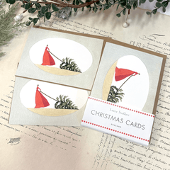 Christmas Cards 'Mrs Christmas' Ten Pack by Laura Stoddart - Curated Living