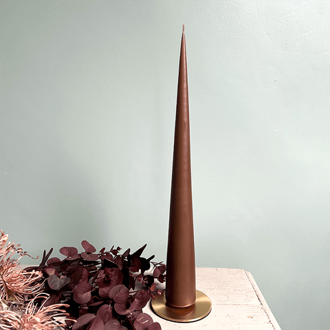 Ester & Erik Luxury Cone Candle. Hazelnut. - Curated Living