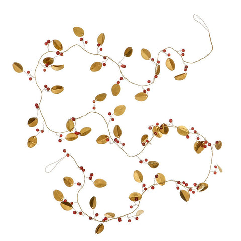 Garland 'Golden Leaf with Berries' by Bungalow of Denmark - Curated Living