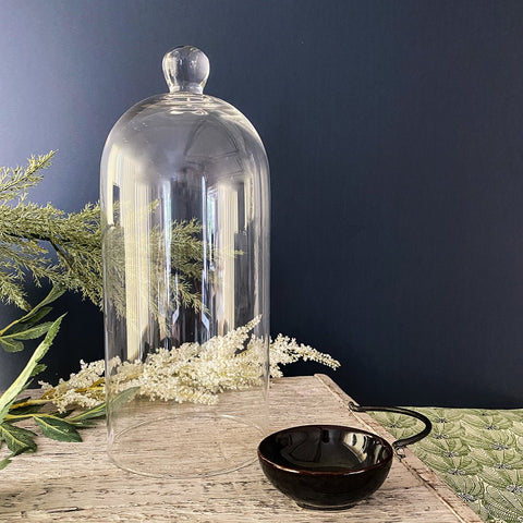 Glass 'Bell Jar' Tall by Meraki of Denmark - Curated Living
