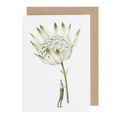 Greeting Card 'Astrantia' by Laura Stoddart - Curated Living