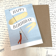 Greeting Card 'Birthday Banner Gent' by Laura Stoddart - Curated Living