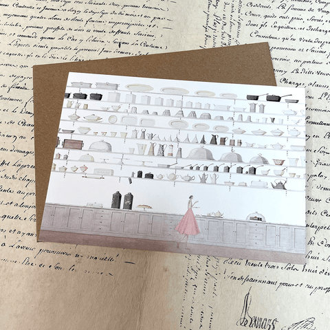 Greeting Card 'Butler's Kitchen Pantry' by Laura Stoddart - Curated Living