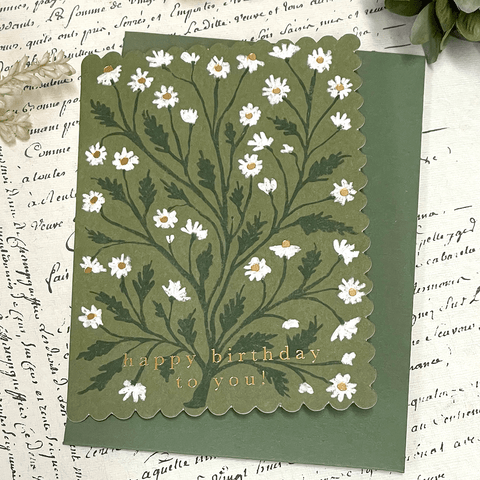 Greeting Card 'Daisy Happy Birthday To You' by Wanderlust - Curated Living