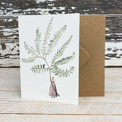 Greeting Card 'Fabulous Ferns - Fern 2' by Laura Stoddart - Curated Living
