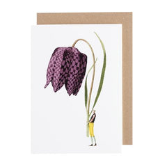 Greeting Card 'Fritillary' by Laura Stoddart - Curated Living