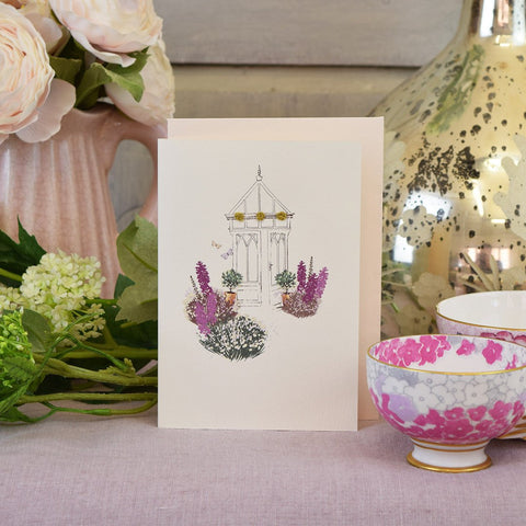 Greeting Card 'Glasshouse' by Artist Elena Deshmukh - Curated Living