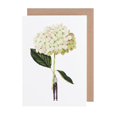 Greeting Card 'Green Hydrangea' by Laura Stoddart - Curated Living
