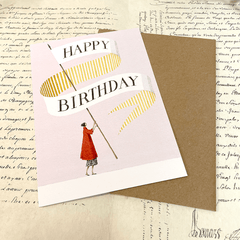 Greeting Card 'Happy Birthday Lady' by Laura Stoddart - Curated Living