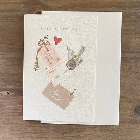 Greeting Card 'Season's Greetings' by Artist Elena Deshmukh - Curated Living