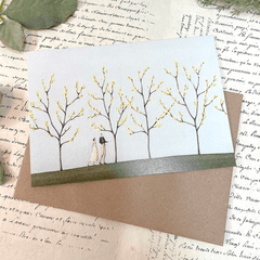 Greeting Card 'Spring Walk' by Laura Stoddart - Curated Living