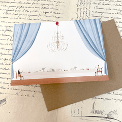 Greeting Card 'Table for Two' by Laura Stoddart - Curated Living