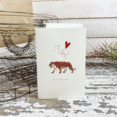 Greeting Card 'Wild About You' by Artist Elena Deshmukh - Curated Living