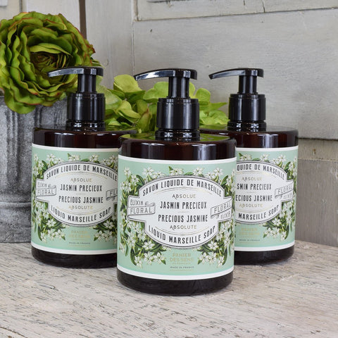 Liquid Marseille Soap 'Precious Jasmine' by Panier des Sens of Provence - Curated Living
