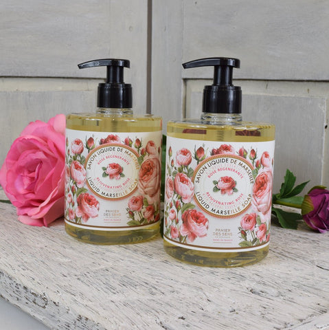 Liquid Marseille Soap 'Rose' by Panier des Sens of Provence - Curated Living