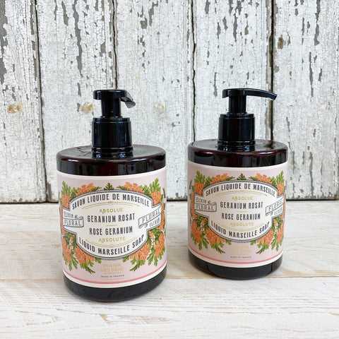 Liquid Marseille Soap 'Rose Geranium' by Panier des Sens of Provence - Curated Living