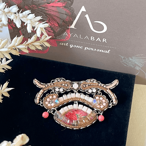 'Loopy Set - Rigel Brooch' by Ayala Bar - Curated Living