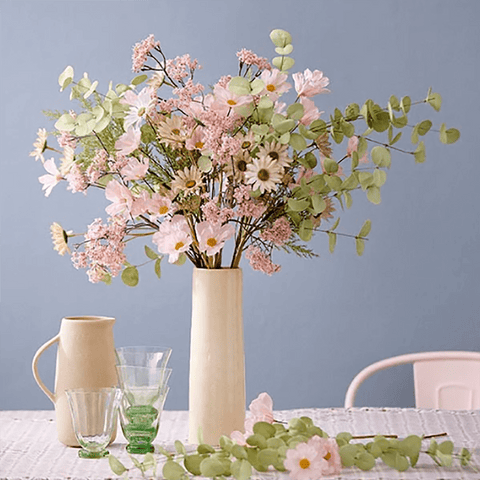 Medium Slim 'Miguel Vanilla' Vase by Bungalow of Denmark - Curated Living