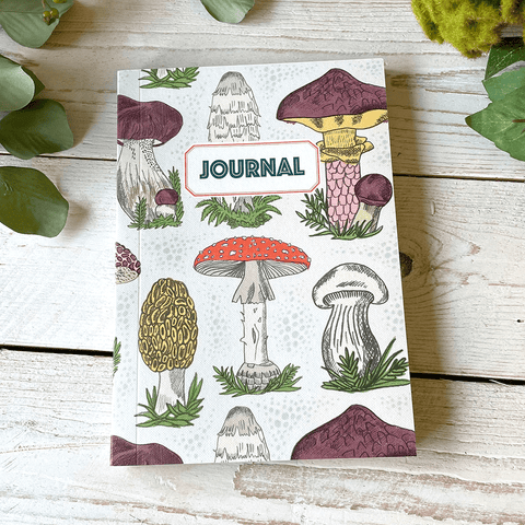 'Mushrooms' Journal with Assorted Papers by Sukie Journals - Curated Living