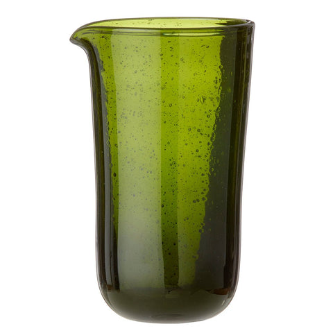 Pitcher Jug 'Seaweed Green' Glass by Bungalow of Denmark - Curated Living