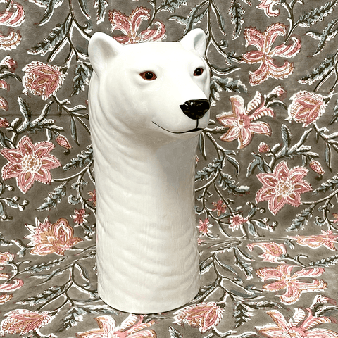 Polar Bear Vase by Quail. - Curated Living