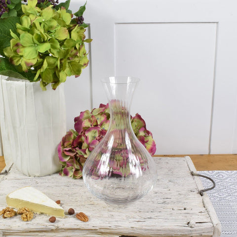 Red Wine Clear Glass Decanter. - Curated Living