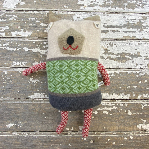 Sally Nencini Knitted Teddy Bear - Curated Living