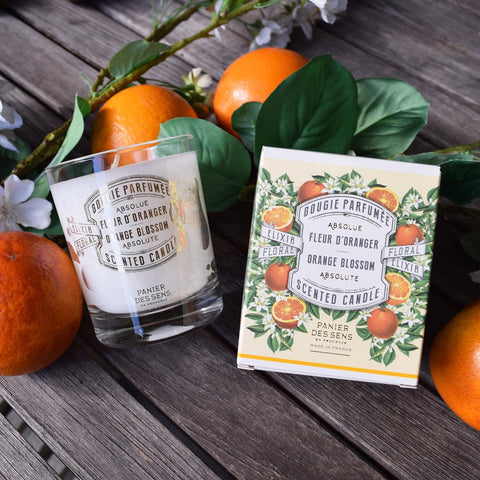 Scented Candle 'Orange Blossom' by Panier des Sens of Provence - Curated Living