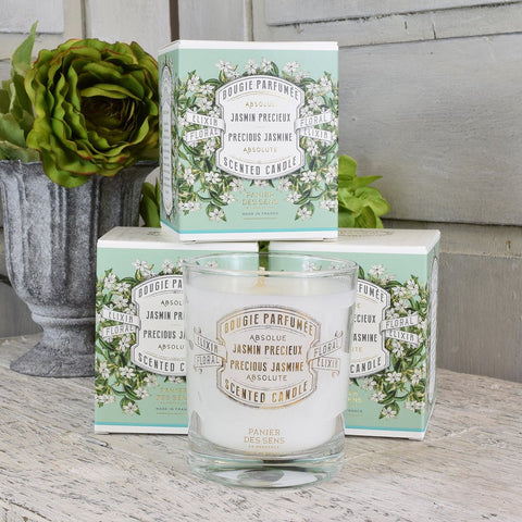 Scented Candle 'Precious Jasmine' by Panier des Sens of Provence - Curated Living