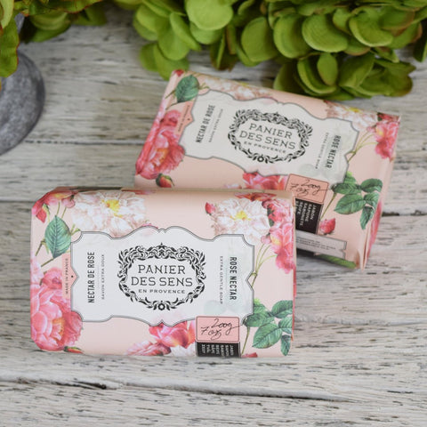 Soap Bar 'Rose Nectar' by Panier des Sens of Provence - Curated Living