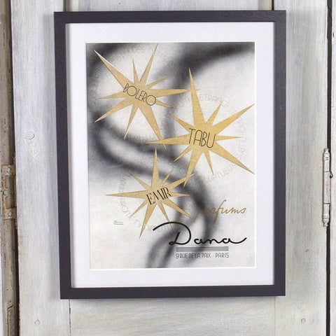 Vintage Dana Perfume Framed Print. - Curated Living