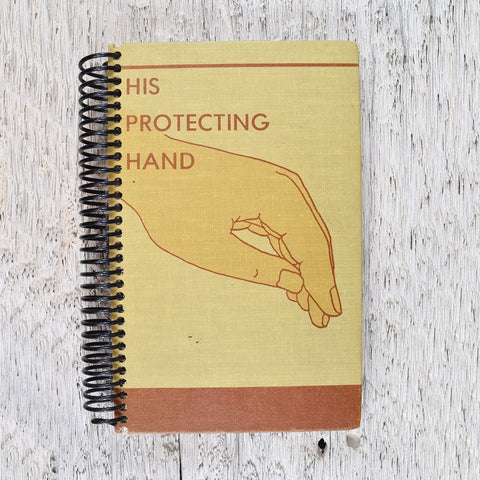 Vintage Notebook. His Protecting Hand. - Curated Living
