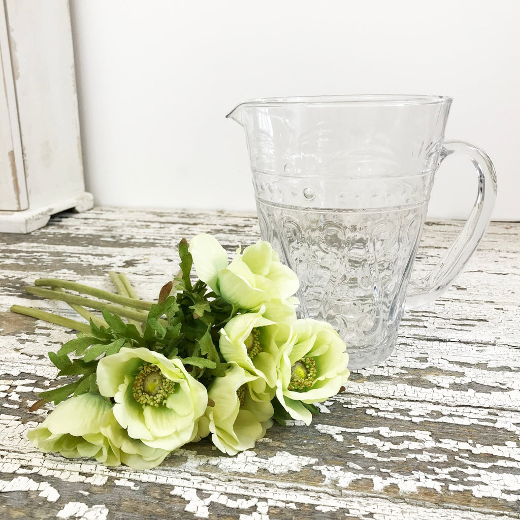 Vintage-style Glass Jug by Chic Antique - Curated Living