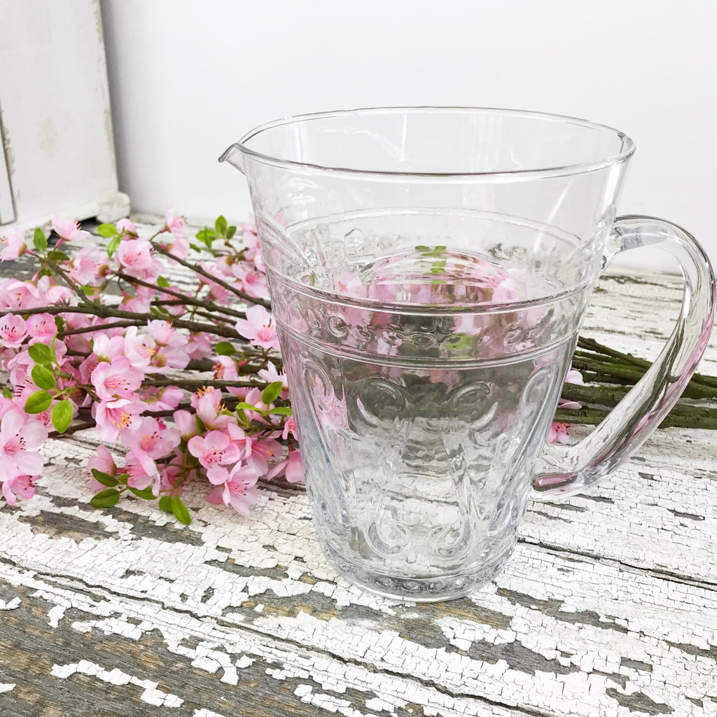 Vintage-style Glass Jug by Chic Antique - Curated Living
