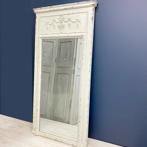 Vintage Style Large Danish Mirror - Curated Living